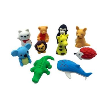 Imagem de Borrachas 3D De Animais Fofos Para Estudantes, Pacote Com 10 Ou 30 Peç