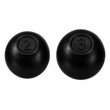 Imagem de Kit Bola Arremesso Inicial Fitness Musculação Academia 5Kg - Panela de