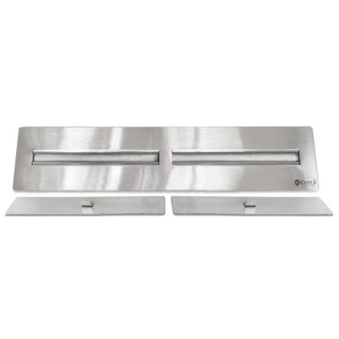 Imagem de Lareira Ecológica Álcool Classe A -Queimador 80 Duplo=2X40Cm