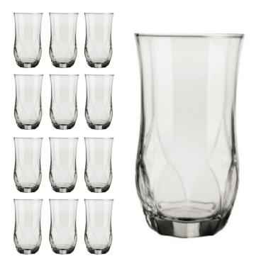 Imagem de Jogo 12 Copos Ópera Duravel 360ml Redondo Transparente Nadir