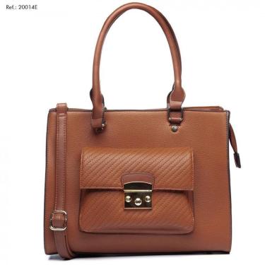 Imagem de Bolsa Grande Feminina Napa Caramelo