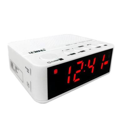 Imagem de Rádio Relógio Mesa Digital Bluetooth Cartão De Memória