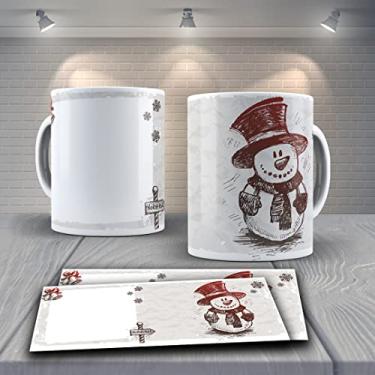Imagem de Caneca Feliz Natal Boneco De Neve