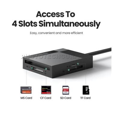 Imagem de Leitor de Cartão Usb 3.0 Sd Cf Micro Sd Ms Ugreen