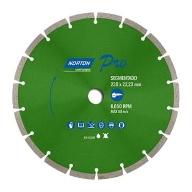 Imagem de Disco de Corte Norton Diamantado Pro Segmentado 230x22,2mm