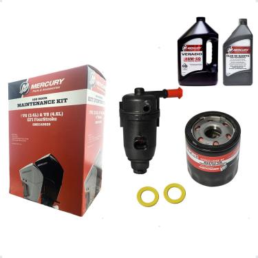 Imagem de Kit Completo Manutenção Mercury V6 3.4L e V8 4.6L 100 Horas