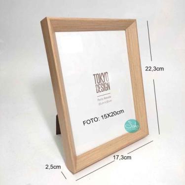 Imagem de Porta Retrato Basic Tokyo Design Moldura Mdf 15X20cm
