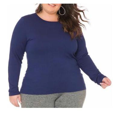 Imagem de Blusa Térmica Segunda Pele Unissex Plus Size Color - Hangar Moriah