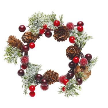 Imagem de Mini Guirlanda Pinhas E Frutas 13cm 1 Unid 1206370