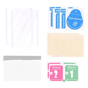 Imagem de HUAYUWA Película protetora hidráulica transparente de hidrogel de tela de câmera, película protetora violeta compatível com Insta360 X3 câmera de ação de 360 graus adesivo transparente