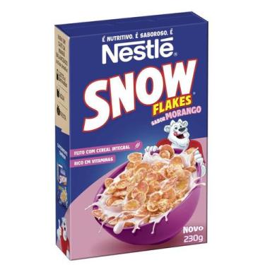 Imagem de Cereal Matinal Morango Snow Flakes Caixa 230G - Nestlé