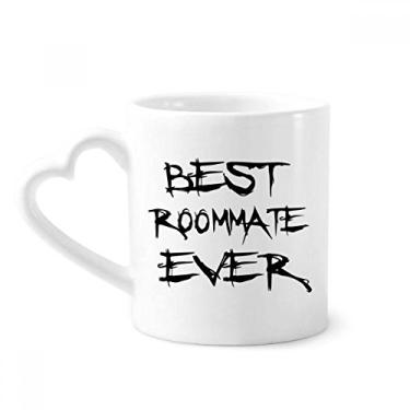 Imagem de Caneca Best Roommate Ever para temporada de formatura caneca de café cerâmica copo de coração de vidro
