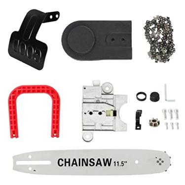 Imagem de Kit Adaptador Motosserra p/Esmerilhadeira Elétrica 4.1/2 Corte Serra Eixo M14 KaQi