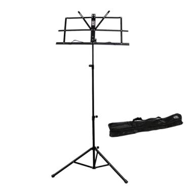 Imagem de Estante Partitura Suporte Pedestal Cavalete Bolsa Ferro Ibox