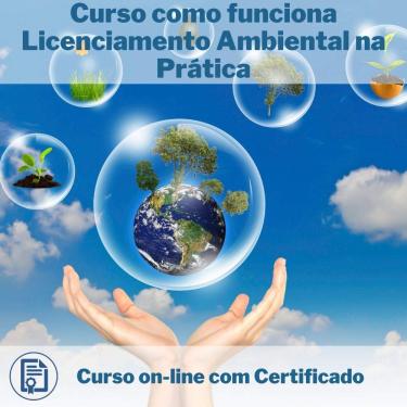Imagem de Curso Online em videoaula de como funciona Licenciamento Ambiental na Prática com Certificado + 2 brindes