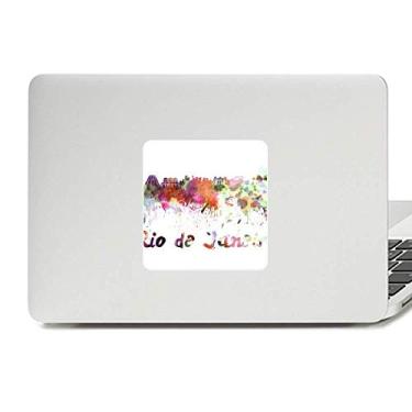 Imagem de Rio De Janerio Cidade do Brasil Decalque Aquarela Vinil Paster Laptop Adesivo Decoração PC