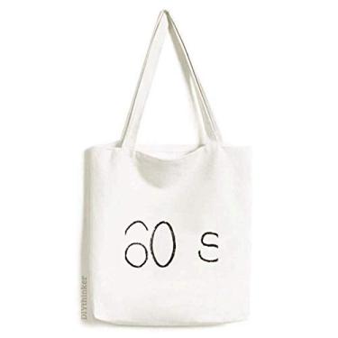Imagem de Kowledge 60 Second Art Deco Gift Fashion Tote Canvas Bag Shopping Satchel Casual Bolsa