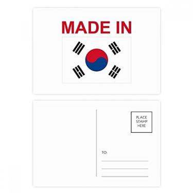 Imagem de Feito na Coreia do Sul, conjunto de cartões postais de aniversário, cartão de agradecimento