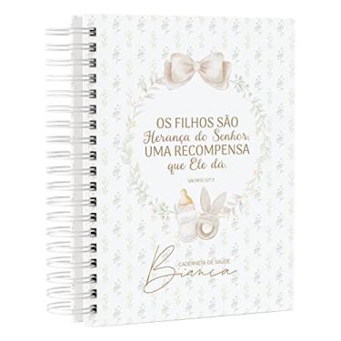 Imagem de Caderneta De Vacinação Atualizada Tema HERANÇA DO SENHOR com Nome - Menina