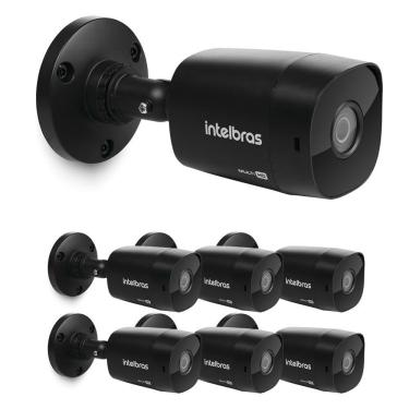 Imagem de Kit 7 Câmeras Multi HD 2 Megapixels 3.6mm 30m VHD 1230 B G7 BLACK Intelbras