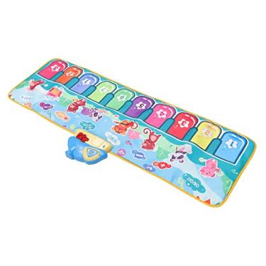 SAFIGLE 1Pc Cobertor De Jogo De Brinquedo De Música Brinquedos Para  Crianças Piano Infantil Teclado De Jogo Tapete De Teclado De Piano Tapete  De Chão Teclado De Piano Bebê Tapete Musical