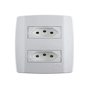 Imagem de Tomada Bipolar 2 Pu Terra 20A 250V Slim Ilumi