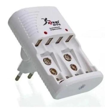 Imagem de Carregador Bivolt AA/AAA/9V Recarregável - Knup KP-512