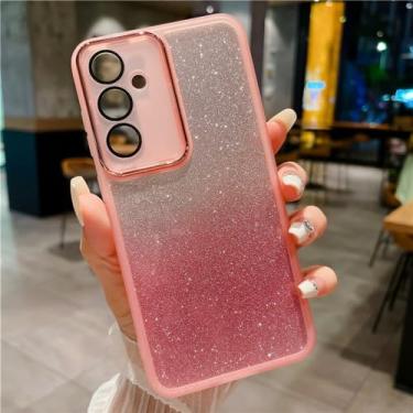 Imagem de Capa de telefone brilhante brilhante para Samsung S23 Ultra S20 S21 FE S22 Plus M13 M33 M53 M14 M54 A31 Capa de proteção à prova de choque para câmera, estilo 3, para Samsung M14 (5G)