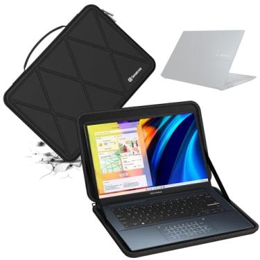 Imagem de Capa protetora rígida de EVA Smatree compatível com laptop ASUS Vivobook Pro 14 OLED (M6400) de 14 polegadas, para laptop ASUS Chromebook C424/C423, bolsa para notebook de 14 polegadas (X8256)