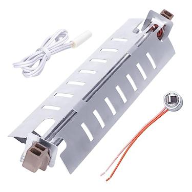 Imagem de WR51X10055 Kit de aquecedor de descongelamento de geladeira, sensor de temperatura WR55X10025, substituição de termostato de descongelamento WR50X10068 para refrigeradores General Electric Hotpoint