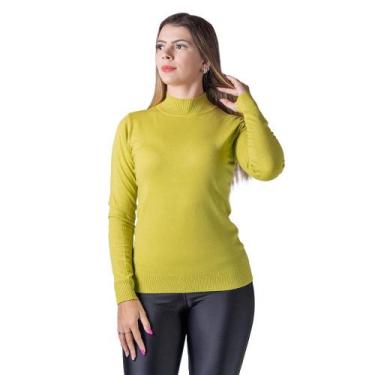 Imagem de Blusa Gola Alta Feminina Facinelli 651079 Verde