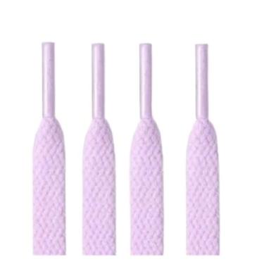 Imagem de Flat Engrossar Cor Doces Crianças Sapato Cadarços Tênis De Basquete Vela Sapato Cadarços Acessório De Sapato(Lavender,60cm)