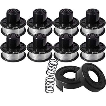 Imagem de Fremnily Compatível com carretéis de substituição Weed Eater para Black Decker RS-136 GE600 CST800 ST1000 ST4000 ST4500 ST6800 RS-136 com aparador de cordas de 6 m 0,2 cm LineEdger Refil peças de