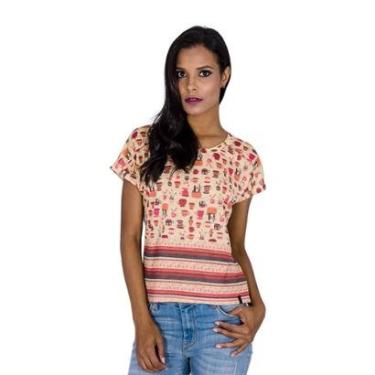 Imagem de Camiseta Colcci Tea time Cantão Feminina-Feminino