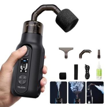 Imagem de TELESIN C40 Máquina de neblina portátil de 40 W com controle remoto, mini nebulizador, para fotografia, eventos ao ar livre, festas, efeitos de palco, Halloween, desinfecção, casamentos
