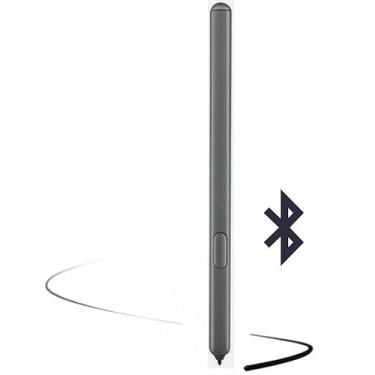 Imagem de Caneta Stylus Galaxy Tab S6 (com Bluetooth) de substituição para Samsung Galaxy Tab S6 SM-T860 todas as versões Stylus Touch S Pen + pontas/pontas (cinza)