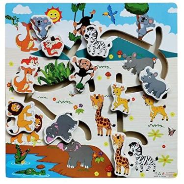 Imagem de Didaticos Aprenda Brincando Animais Da Flores Ta, DM Toys