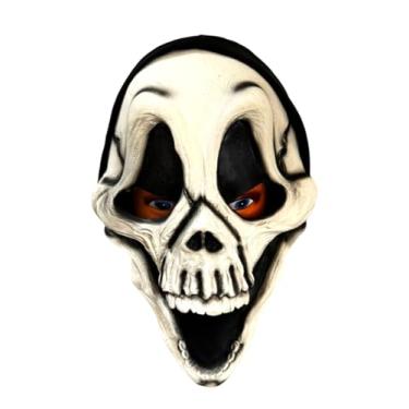 Imagem de Fantasia Máscara Caveira Fantasma Pânico assustadora terror