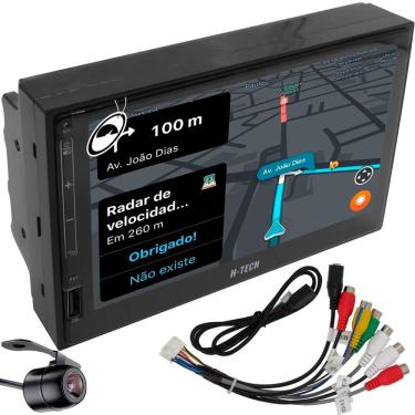 Imagem de Multimídia 7`` Polegadas H-Tech HT-7030CA Android 2GB + 32GB Padrão Japonês + Câmera de Ré