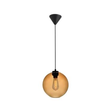 Imagem de Pendente Ankara, 1X, soquete XE27, Vidro Âmbar, Avant