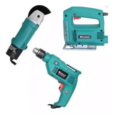 Imagem de Kit 3 Em 1 Furadeira / esmerilhadeira / tico tico 220V - NAKASAKI, 220