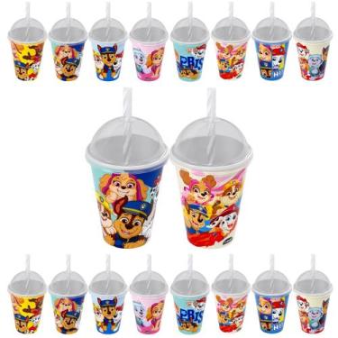 Imagem de Kit 30 Copos Patrulha Canina para Colorir Lembrança de Festa Aniversár