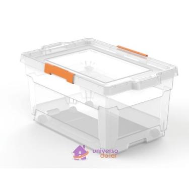 Imagem de Caixa Organizadora Tramontina T-Force em Polipropileno Transparente 60