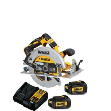 Imagem de Serra Circular 2 Baterias 20v 3Ah 7.1/4'' Dcs570 Dewalt Bivolt, Bivolt
