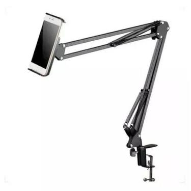Imagem de Suporte Articulado Para Microfone Tablet Celular Resistente - tomate
