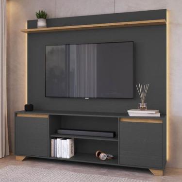 Imagem de Rack com Painel para TV Até 50 Polegadas Benevello 2 Portas Siena/Graf