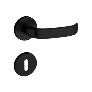 Imagem de Fechadura 413 com Roseta Preto Interna - Pado