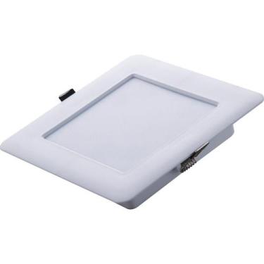 Imagem de Plafon LED Tramontina Quadrado de Embutir Slim 2000 lm 24 W Bivolt 650
