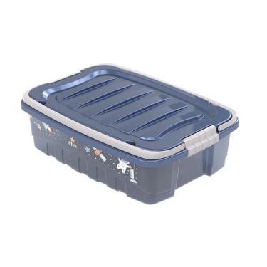 Imagem de Caixa Organizadora Infantil Bebê Decorada 8,5 litros Meninos - Plasúti