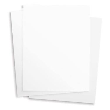 Imagem de Papel Couche Semi Brilho A4 Branco Premium 160g Pacote com 100 Folhas 